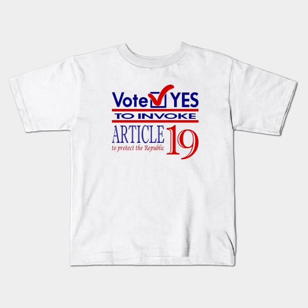Article 19 Kids T-Shirt by Crew
